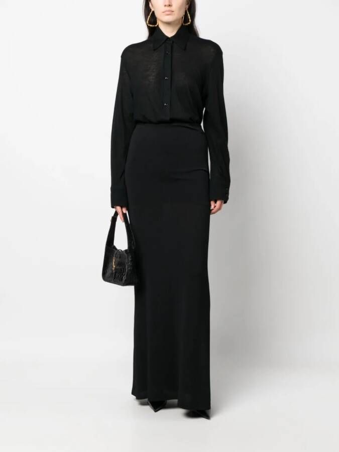 TOM FORD Kasjmier blouse Zwart