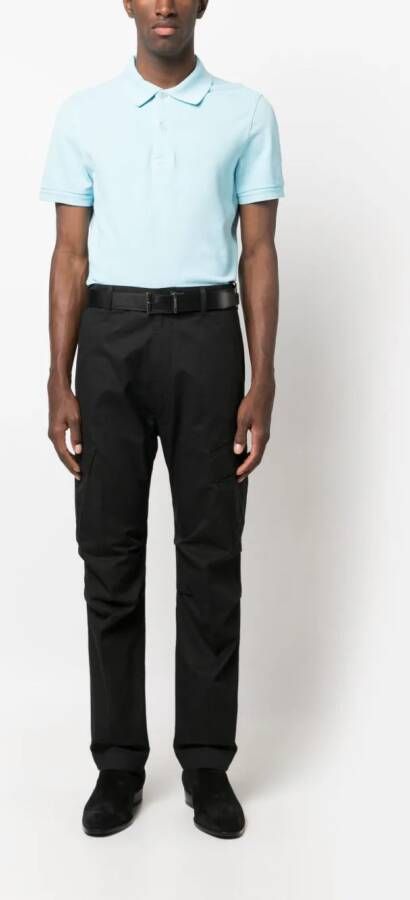 TOM FORD Katoenen poloshirt Blauw