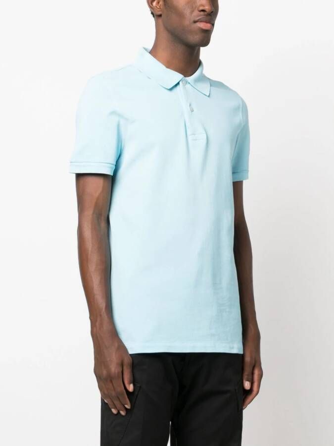 TOM FORD Katoenen poloshirt Blauw