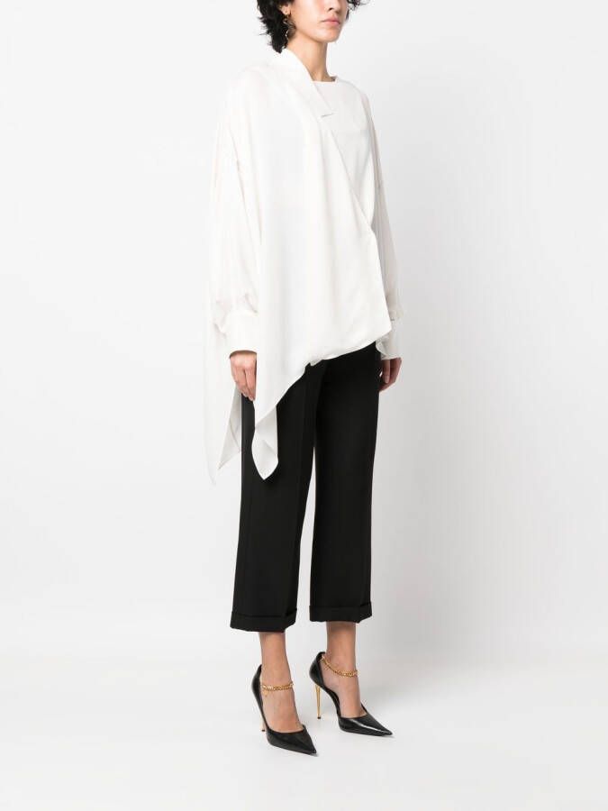 TOM FORD Asymmetrische blouse Beige