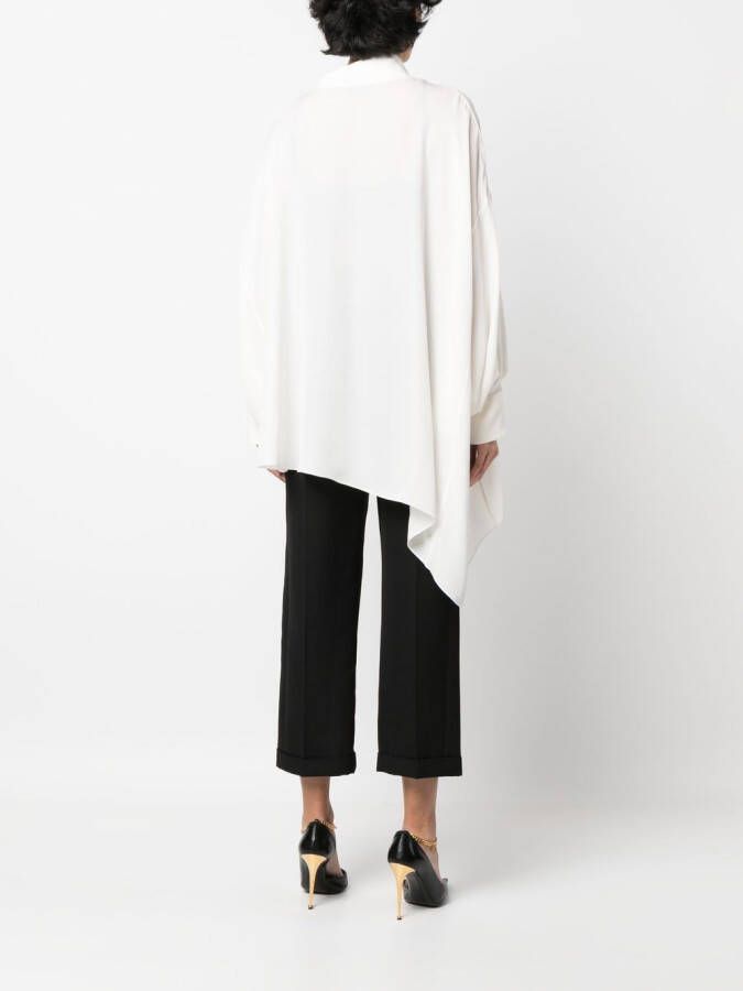 TOM FORD Asymmetrische blouse Beige