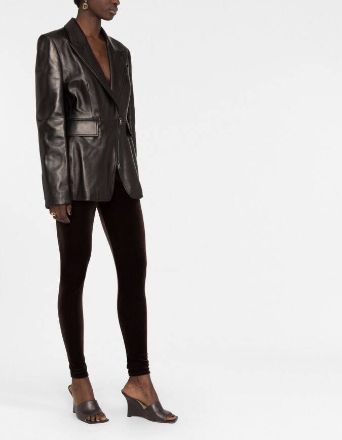 TOM FORD Blazer met enkele rij knopen Zwart