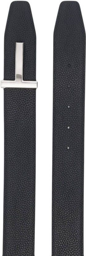 TOM FORD Leren riem Blauw