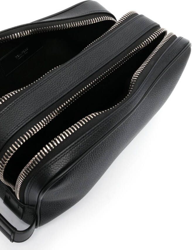 TOM FORD Leren toilettas Zwart