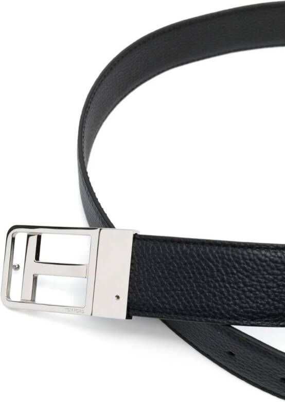 TOM FORD Riem met logogesp Blauw