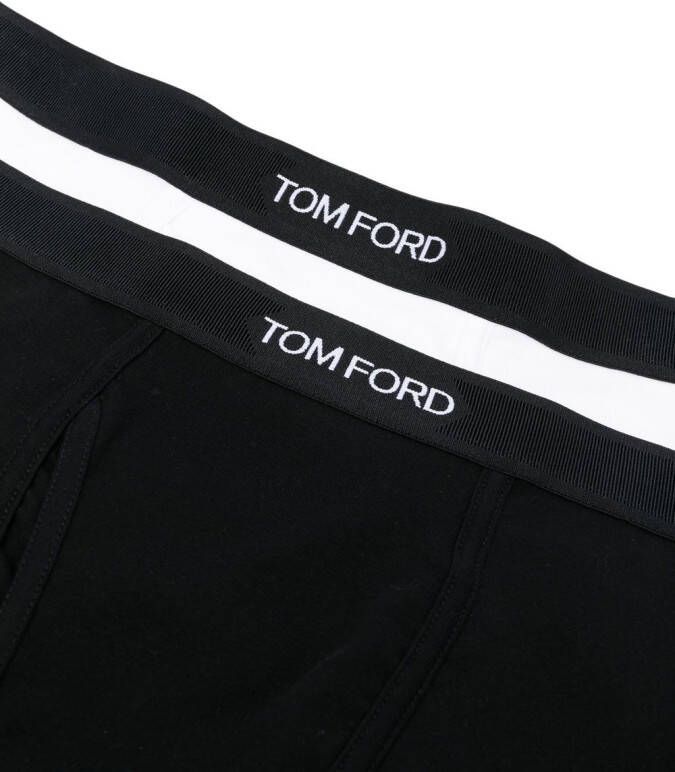 TOM FORD Boxershorts met logoband Zwart
