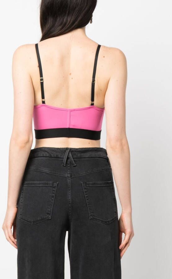 TOM FORD Bralette met logo afwerking Roze