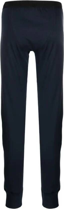TOM FORD Legging met logoband Blauw