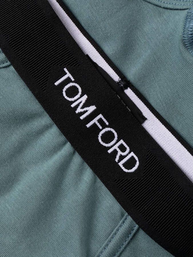 TOM FORD Boxershorts met logoband Groen