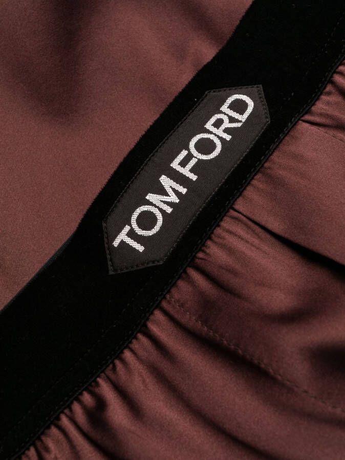 TOM FORD Boxershorts met logoband Bruin