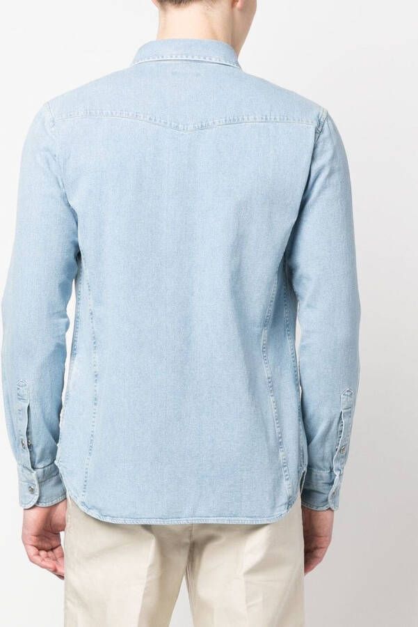 TOM FORD Denim overhemd Blauw