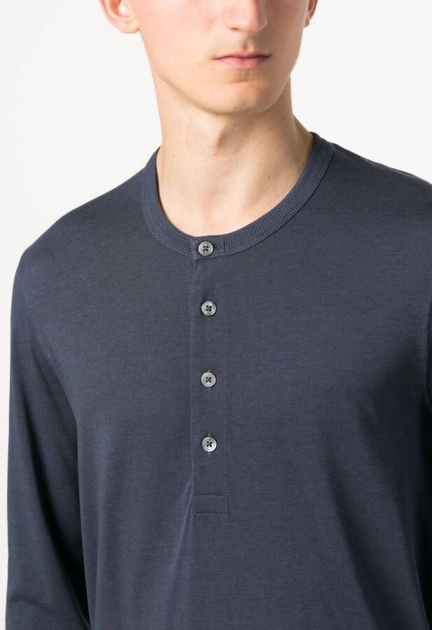 TOM FORD Overhemd met lange mouwen Blauw
