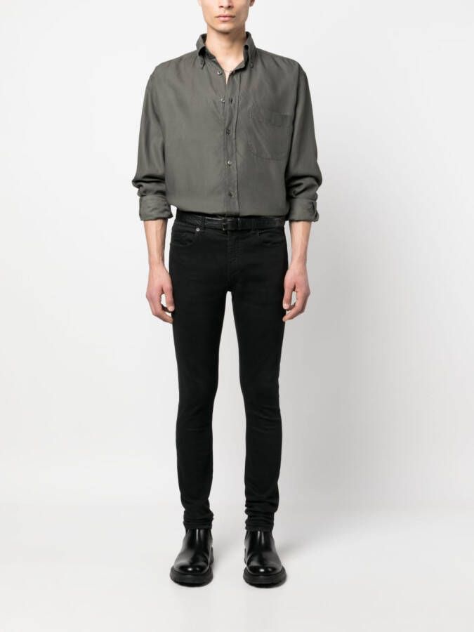 TOM FORD Lyocell overhemd Groen