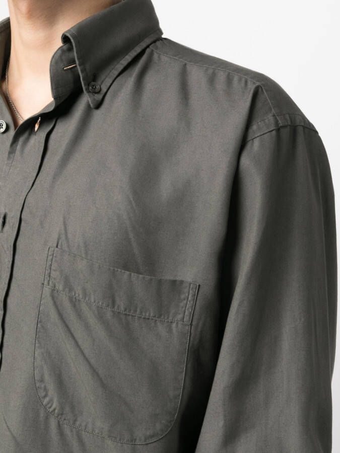 TOM FORD Lyocell overhemd Groen