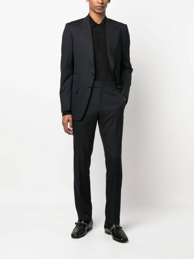 TOM FORD Poloshirt met lange mouwen Zwart