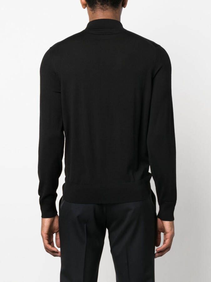 TOM FORD Poloshirt met lange mouwen Zwart