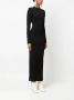 TOM FORD Maxi-jurk met col Zwart - Thumbnail 3