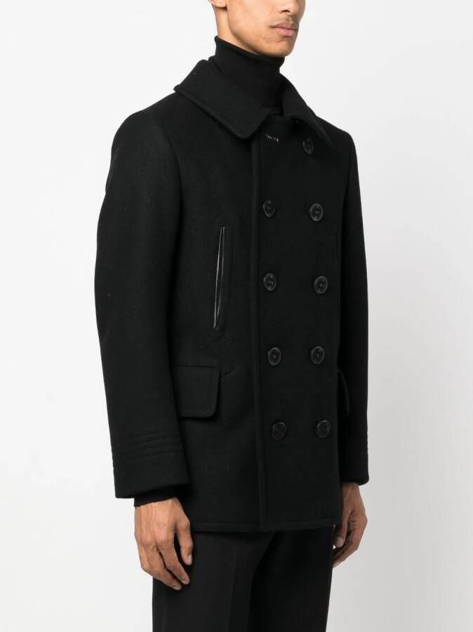 TOM FORD Sailorjas van wolmix Zwart