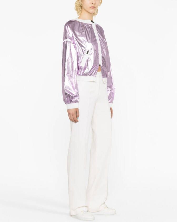 TOM FORD Cropped bomberjack Roze