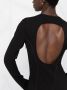 TOM FORD Midi-jurk met keyhole Zwart - Thumbnail 3