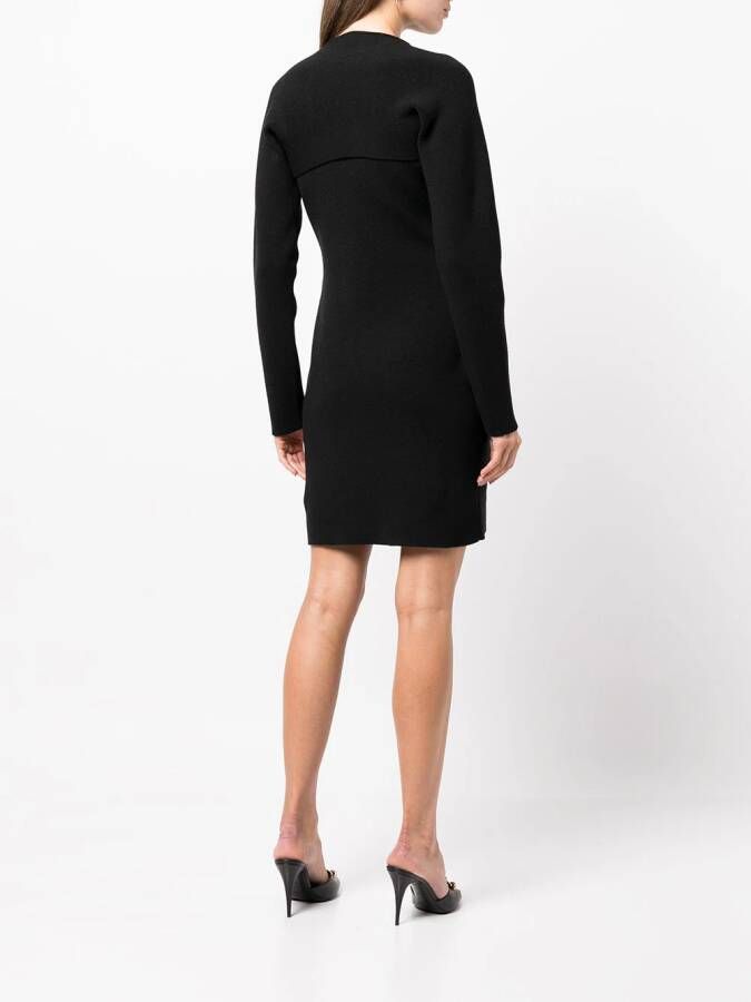 TOM FORD Mini-jurk met lange mouwen Zwart