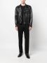TOM FORD Leren jack Zwart - Thumbnail 2