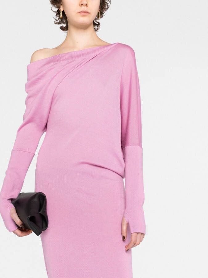 TOM FORD Off-shoulder jurk Roze