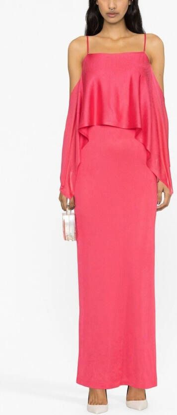 TOM FORD Jurk met ruches Roze