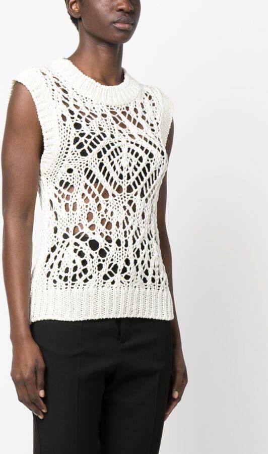 TOM FORD Mouwloze top Wit