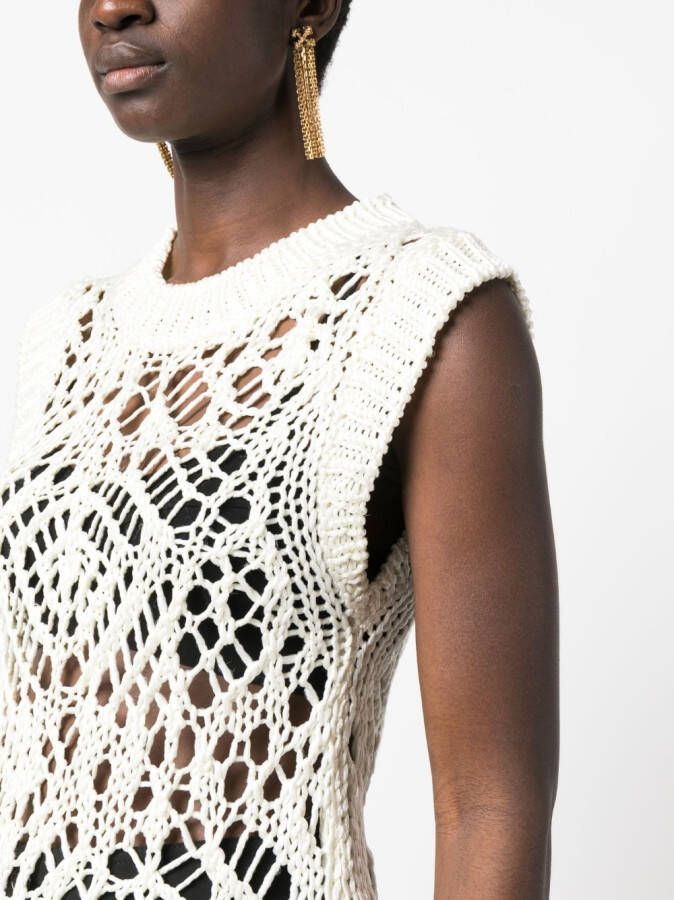 TOM FORD Mouwloze top Wit