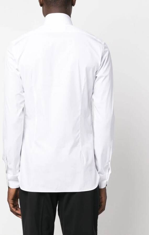 TOM FORD Overhemd met geplooide bies Wit