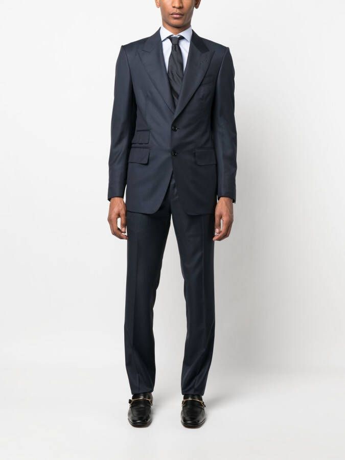 TOM FORD Pak met enkele rij knopen Blauw