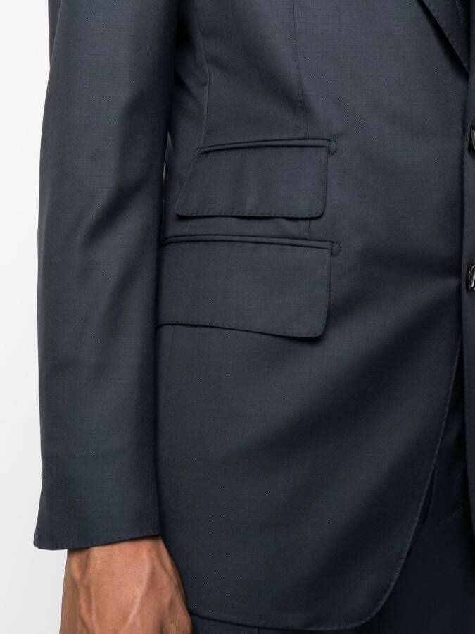TOM FORD Pak met enkele rij knopen Blauw