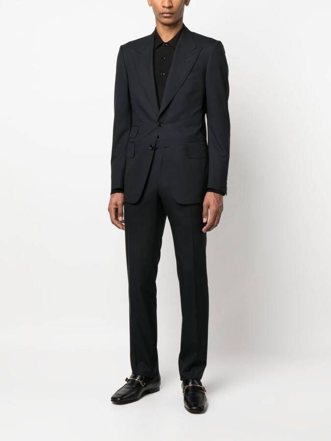 TOM FORD Pak met opstaande revers Blauw