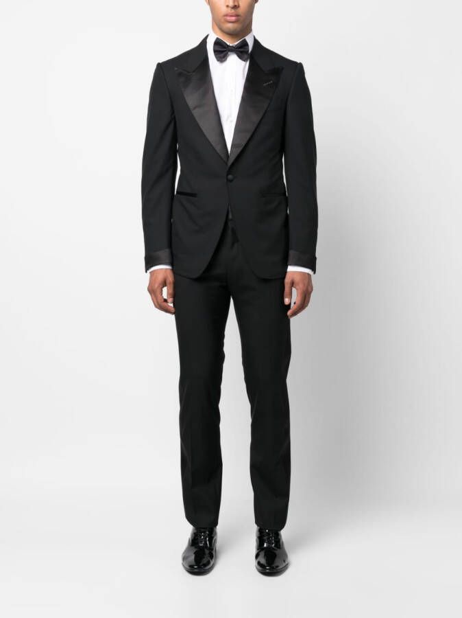 TOM FORD Pak met enkele rij knopen Zwart