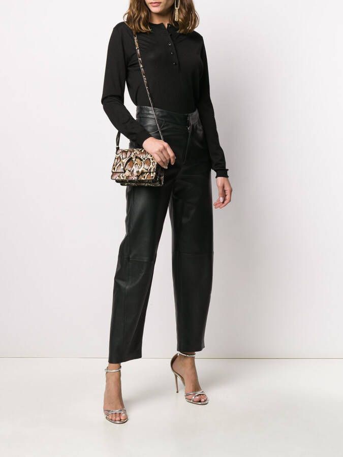 TOM FORD Poloshirt met lange mouwen Zwart