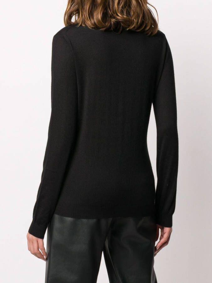 TOM FORD Poloshirt met lange mouwen Zwart