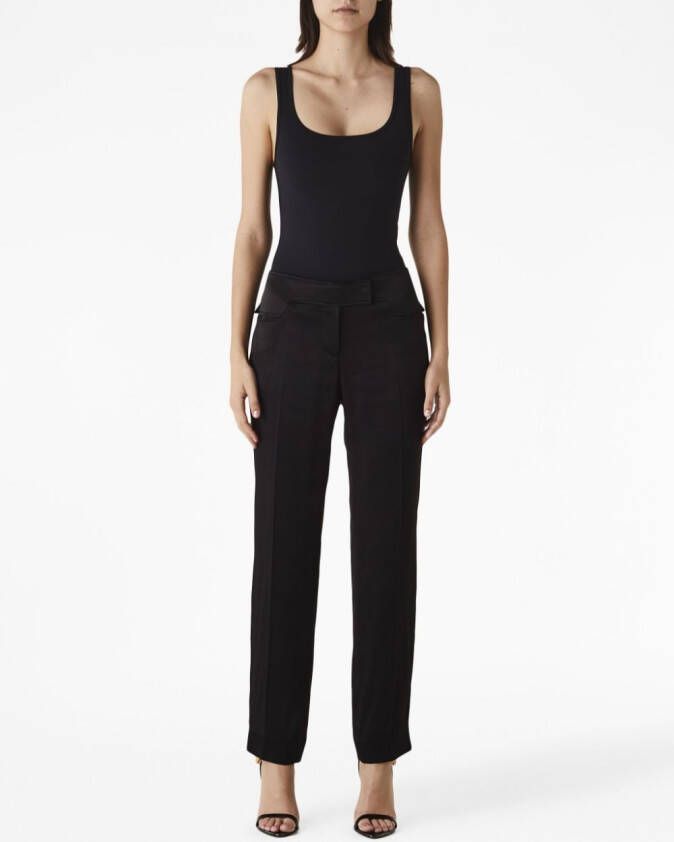 TOM FORD Broek met toelopende pijpen Zwart
