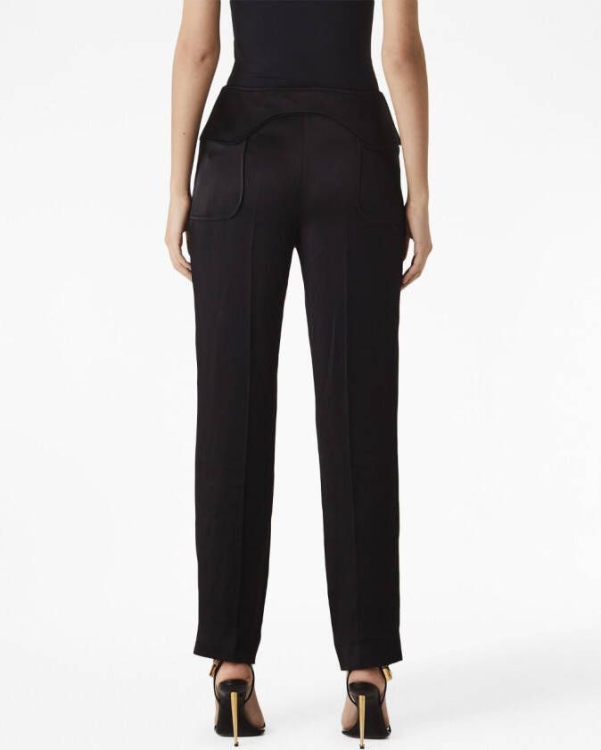 TOM FORD Broek met toelopende pijpen Zwart