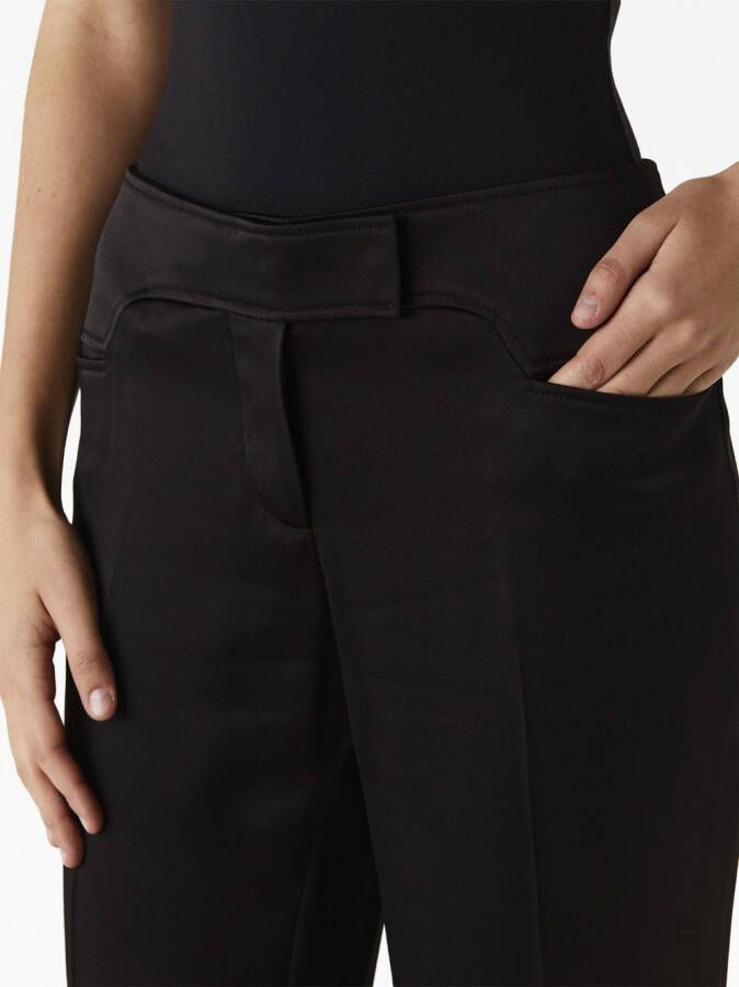 TOM FORD Broek met toelopende pijpen Zwart