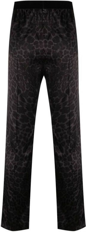 TOM FORD Pyjamabroek met luipaardprint Zwart