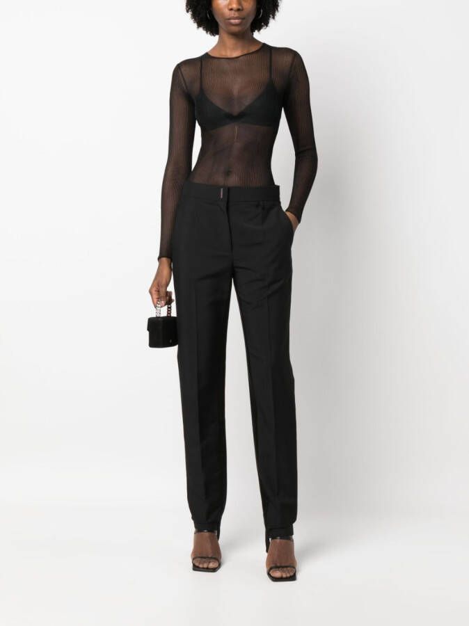 TOM FORD Doorzichtige tanktop Zwart