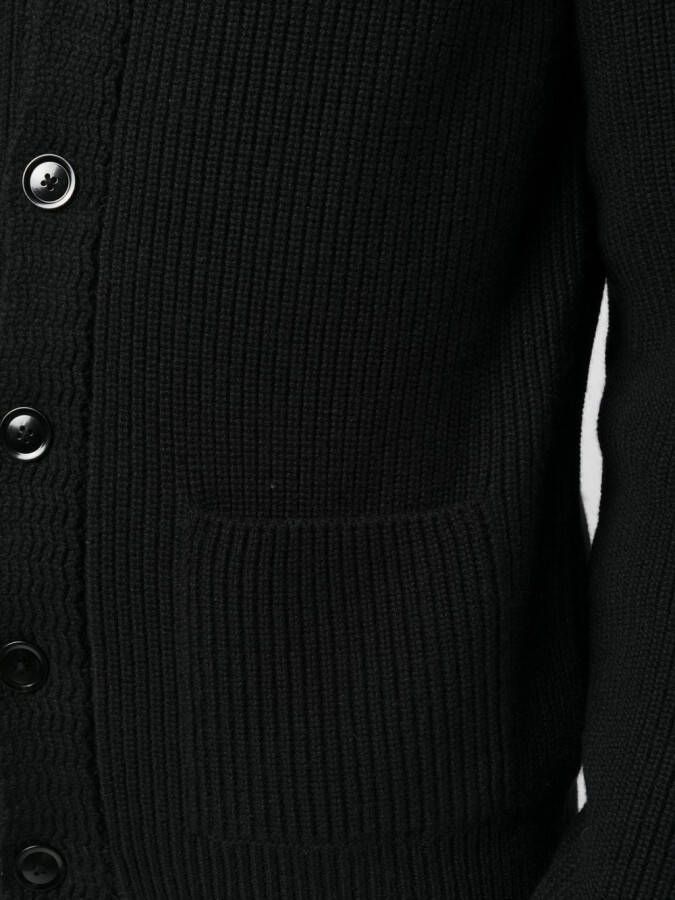 TOM FORD Vest met sjaalkraag Zwart