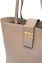 TOM FORD Shopper met logoplakkaat Grijs - Thumbnail 4