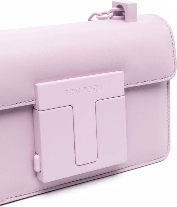 TOM FORD Shopper met logoplakkaat Roze