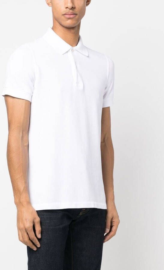 TOM FORD Poloshirt met knopen Wit