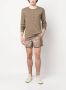 TOM FORD Zwembroek met bladerprint Groen - Thumbnail 2