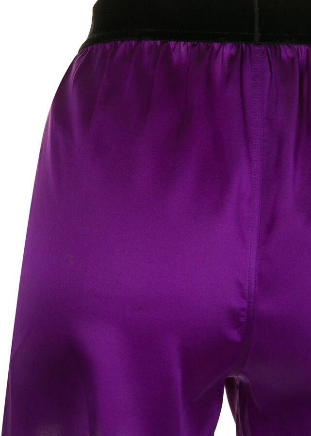 TOM FORD Shorts met logoband Paars