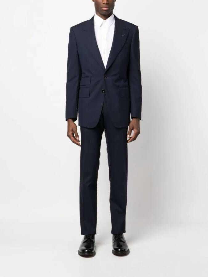 TOM FORD Pak met enkele rij knopen Blauw