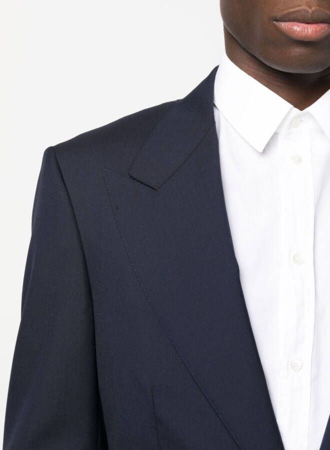 TOM FORD Pak met enkele rij knopen Blauw
